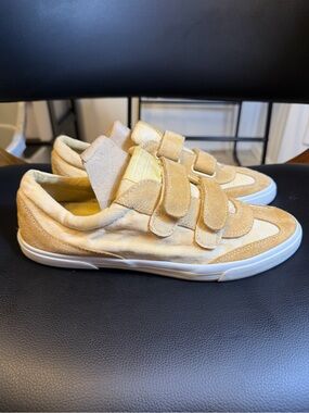 Vintage Coach Priya Yellow Signature Sneakers US7.5B A3545